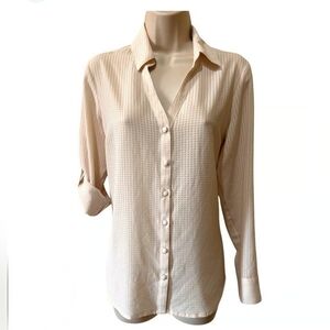 Express Beige Blouse Size Small